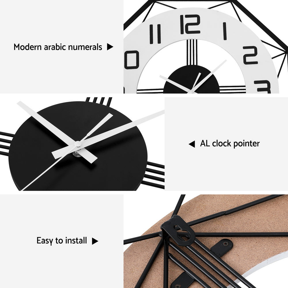 Marlook 60CM Wall Clock Octagon