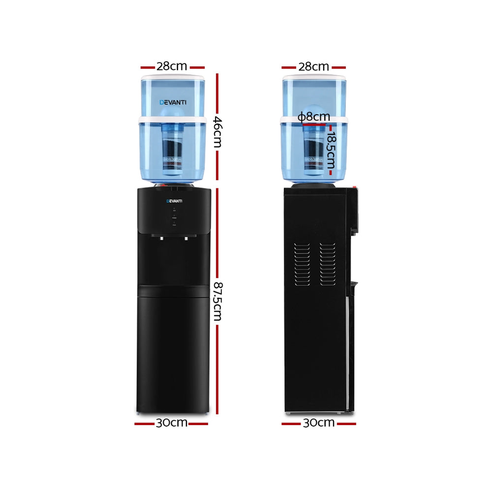 Marlook Water Cooler Dispenser Stand 22L Bottle Black