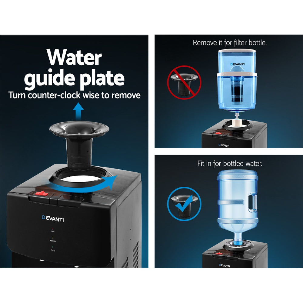 Marlook Water Cooler Dispenser Stand Black