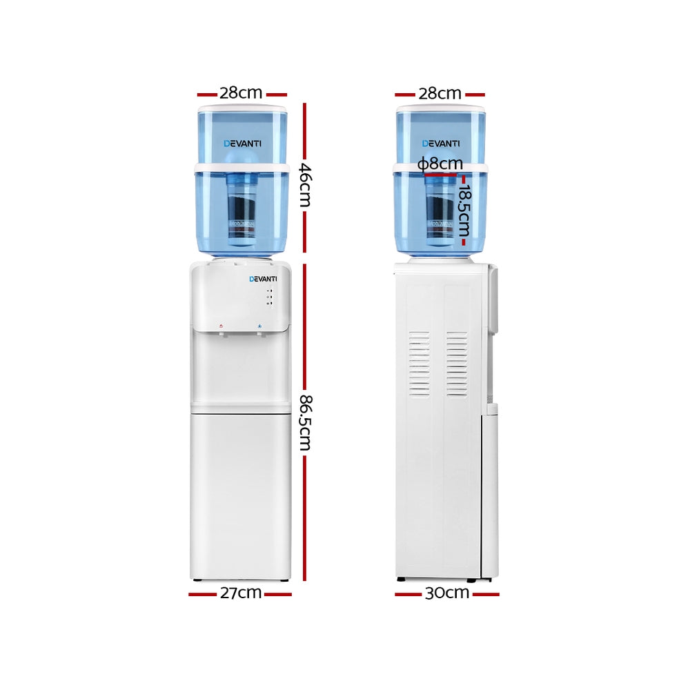 Marlook Water Cooler Dispenser Stand 22L Bottle White