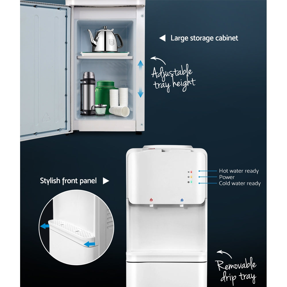 Marlook Water Cooler Dispenser Stand White
