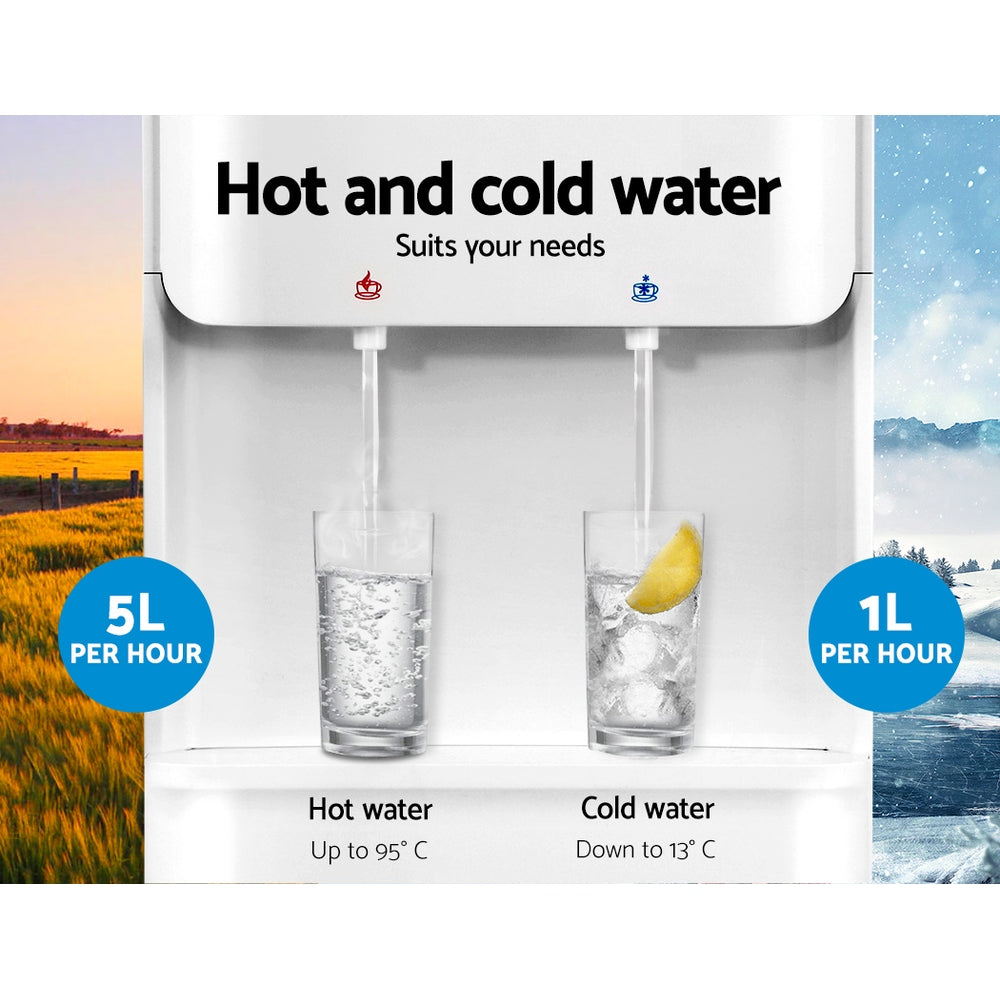 Marlook Water Cooler Dispenser Stand White