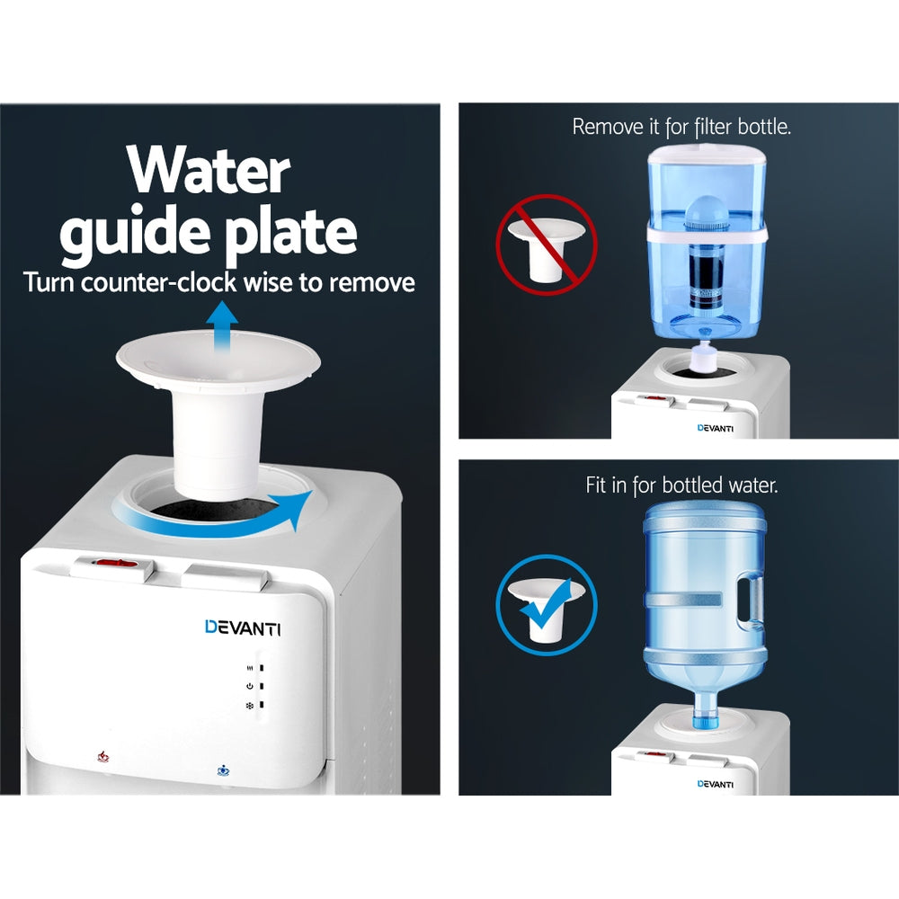 Marlook Water Cooler Dispenser Stand White