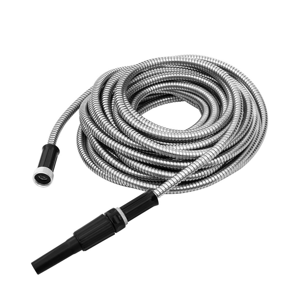 Marlook Water Hose Stainless Steel 30M with Spray Nozzle