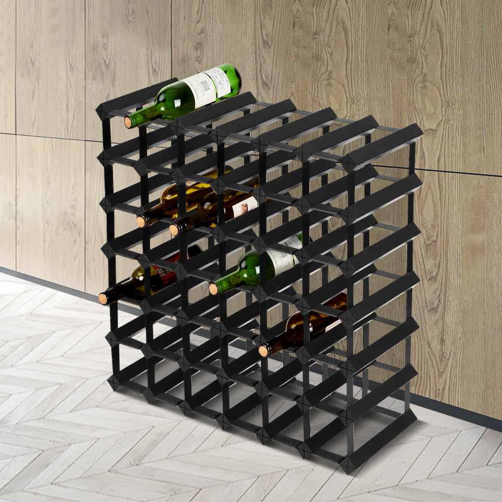 Marlook Wine Rack 42 Bottle Black