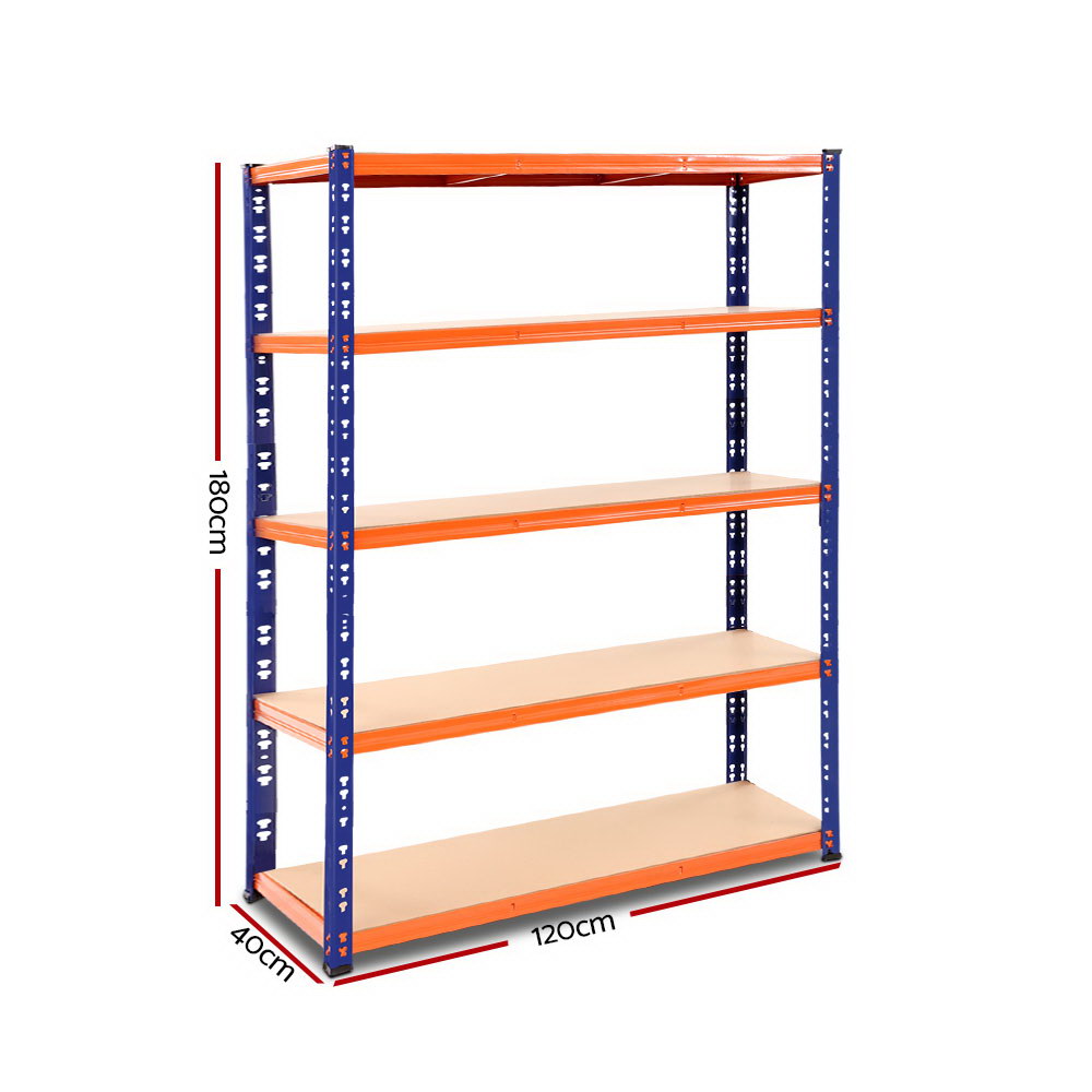 Marlook 1.8M Garage Shelving Warehouse Rack Pallet Racking Storage Shelve Blue