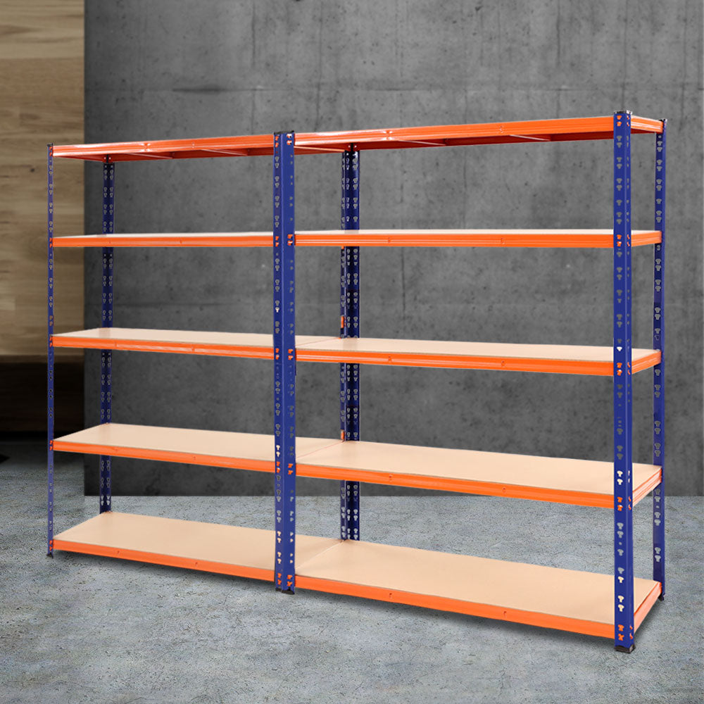 Marlook 2.4Mx1.8M Garage Shelving Warehouse Rack Pallet Racking Storage Blue