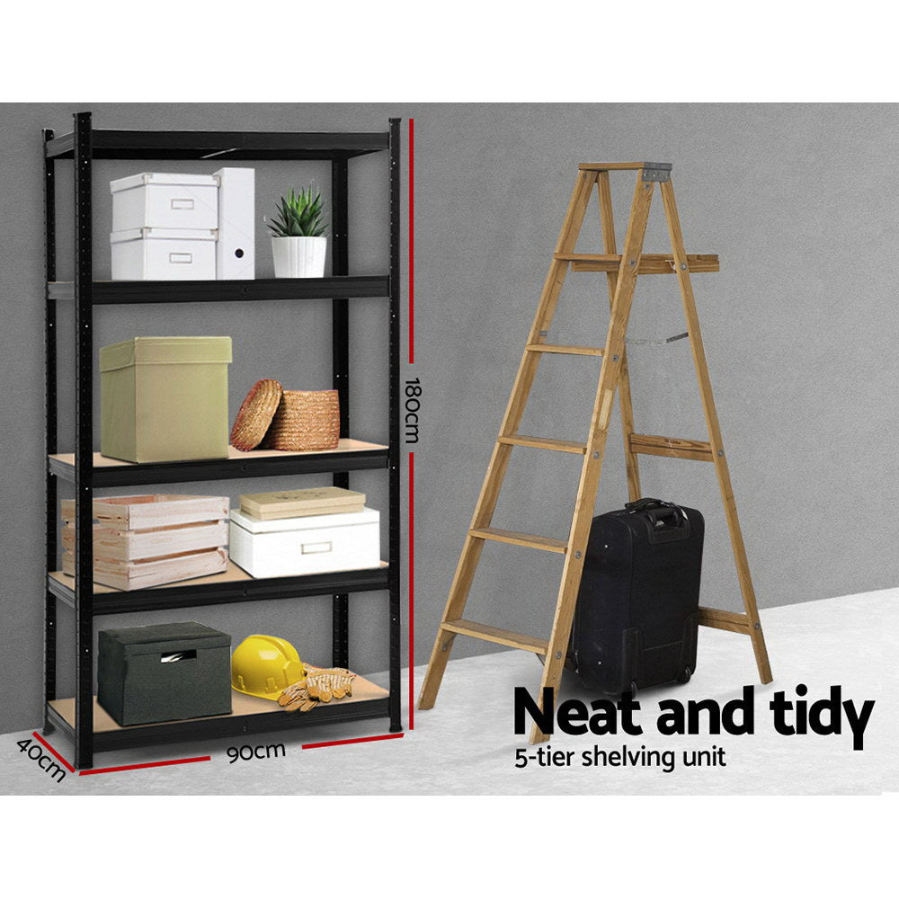 Marlook 1.8M Warehouse Racking Rack Shelving Garage Storage Steel Metal Shelves