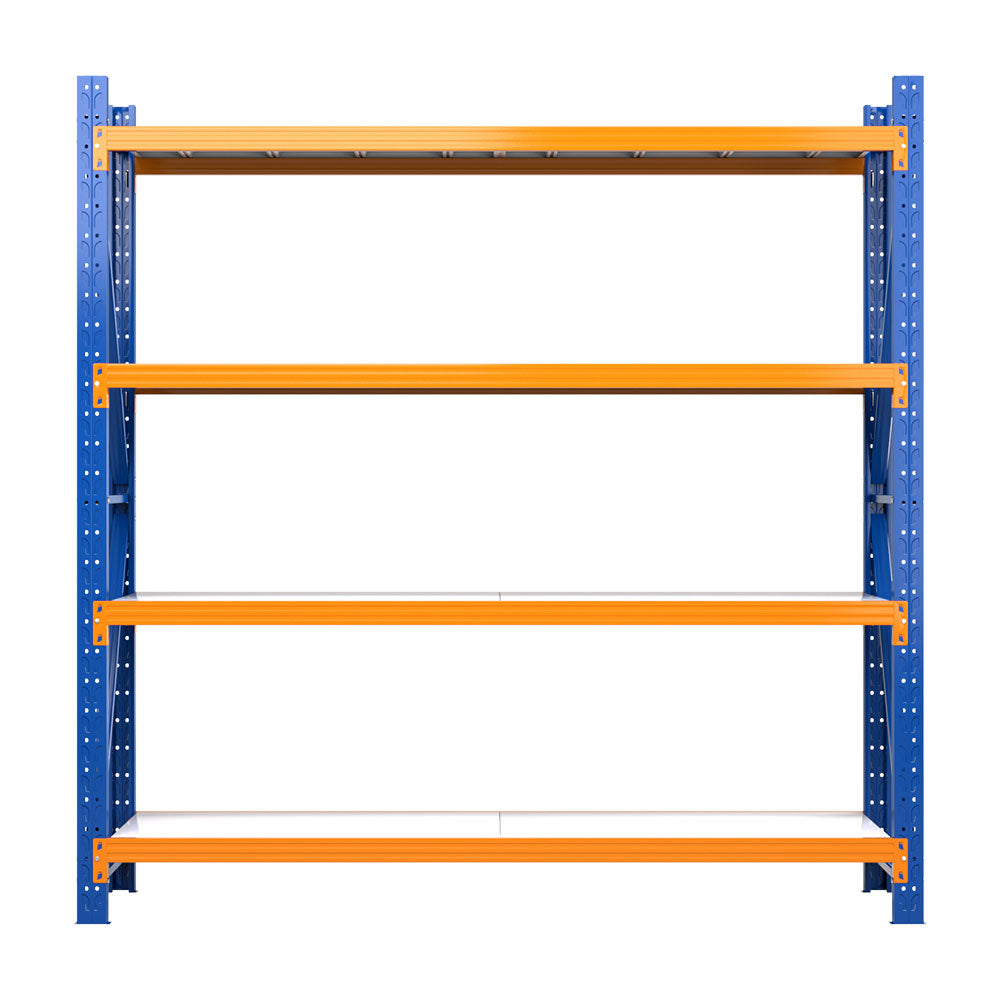 Marlook 2Mx2M Garage Shelving Warehouse Rack Pallet Racking Storage Shelf Blue