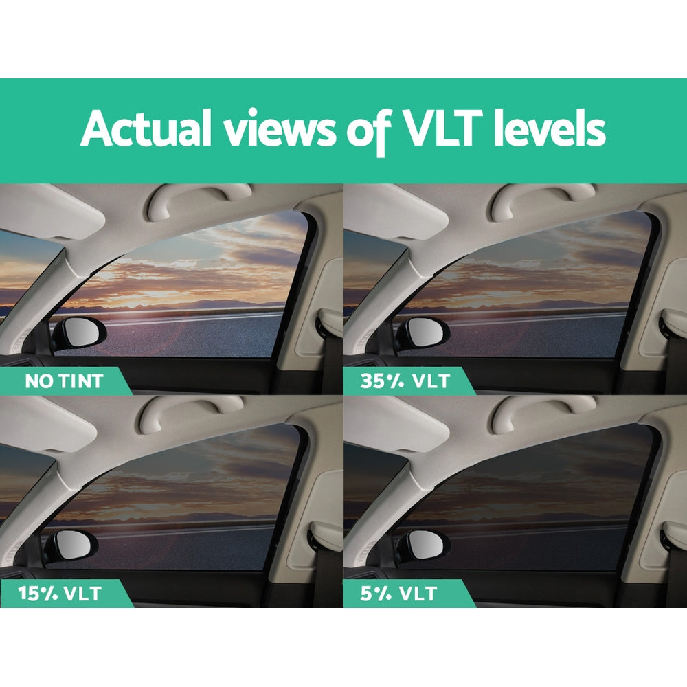 Marlook Window Tint Film Black Roll 35% VLT Home 76cm X 7m Tinting Tools Kit