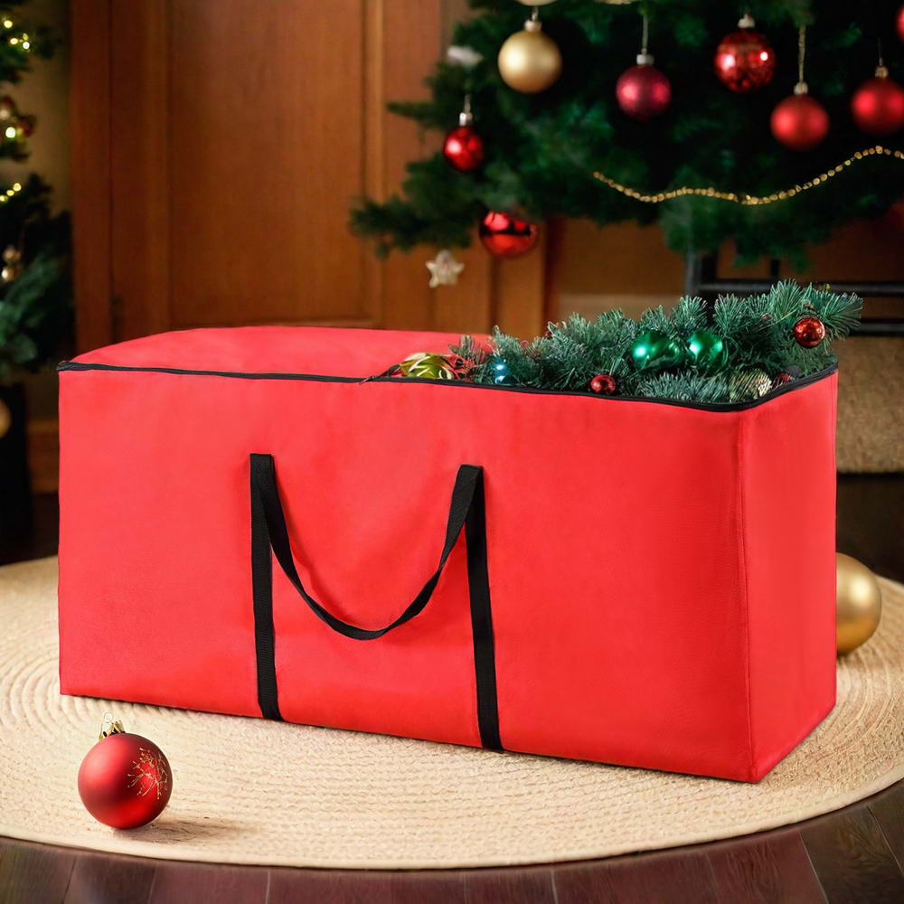 Marlook Christmas Tree Storage Bag Fits Up to 8ft Tree Xmas Bag Red
