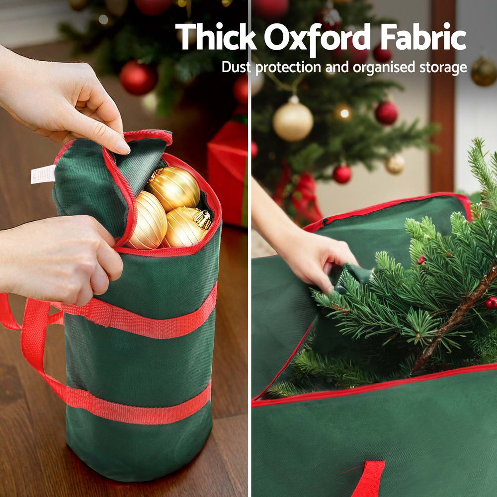 Marlook Christmas Tree Baubles Storage Bag Set Ornaments Container Box