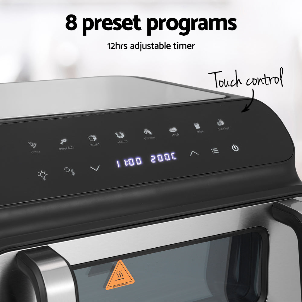 Marlook Air Fryer 10L LCD Kitchen Oven