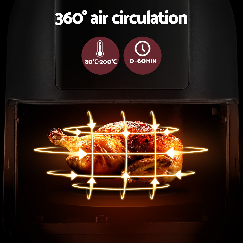 Marlook Air Fryer 8L LCD Fryers