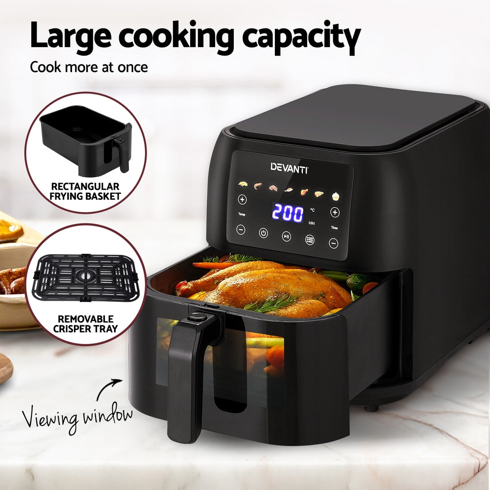 Marlook Air Fryer 8L LCD Fryers