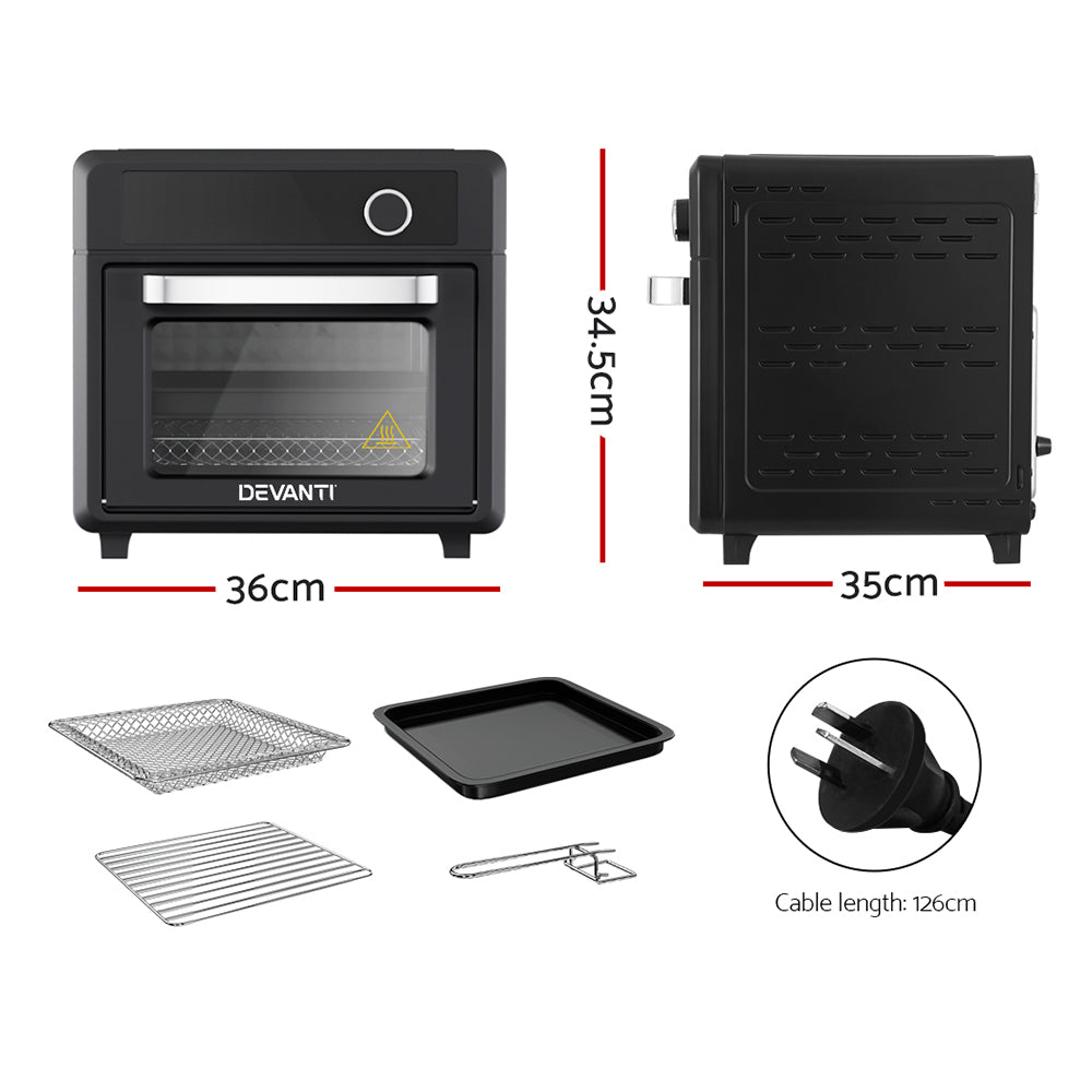 Marlook Air Fryer 20L LCD Fryers Oven