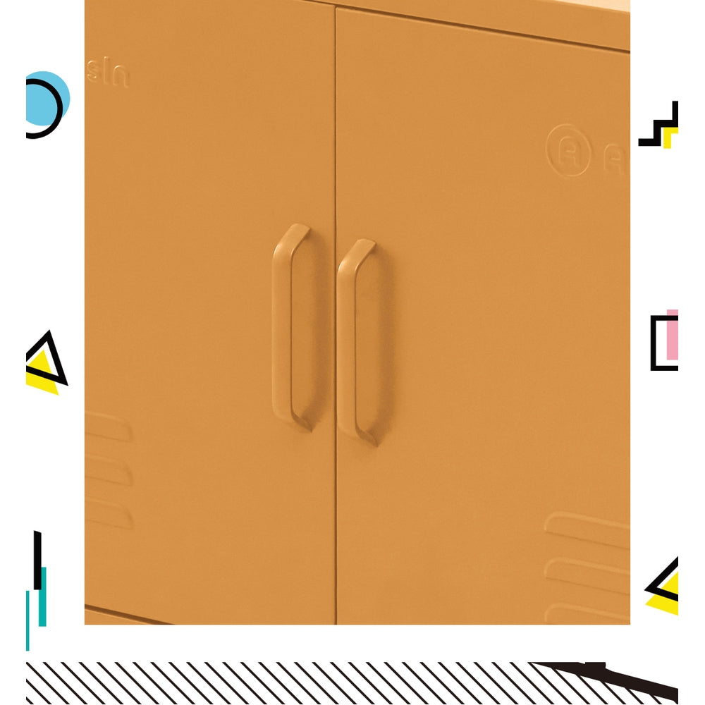 MarlookIn Buffet Sideboard Metal Cabinet - BASE Yellow