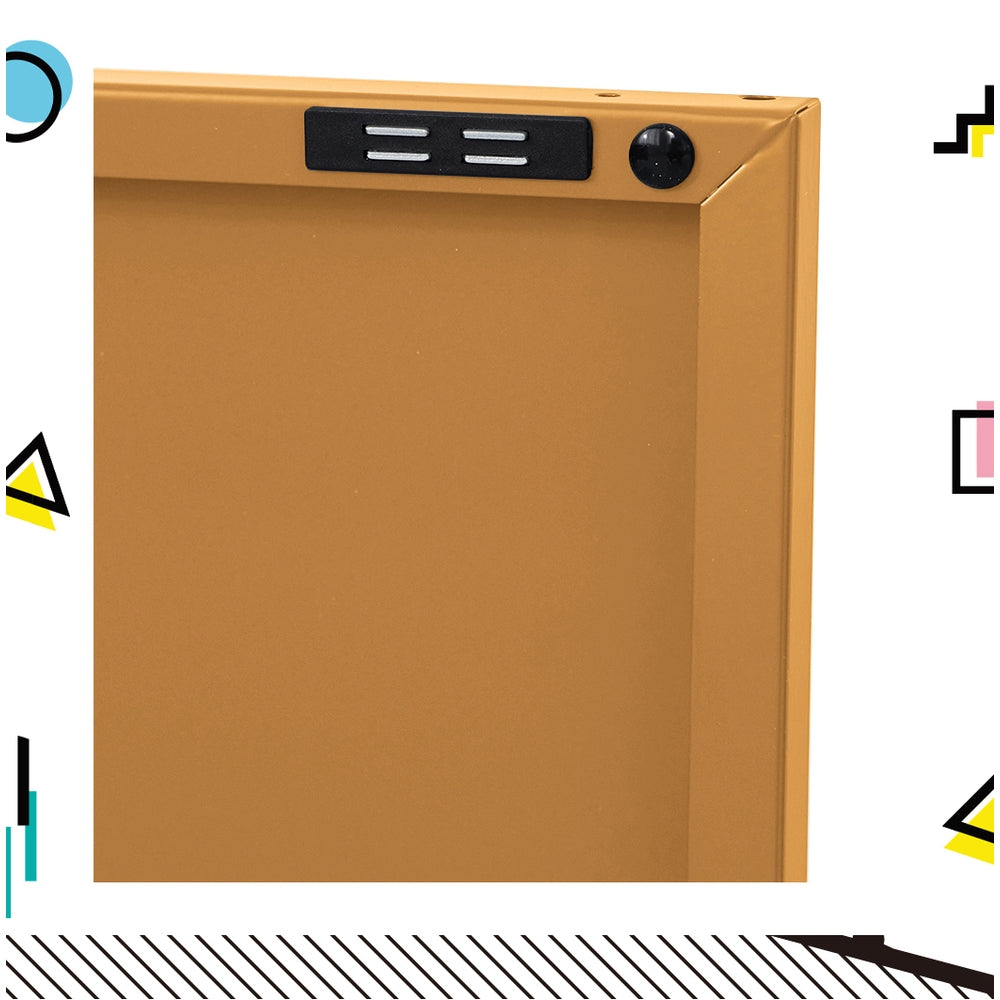MarlookIn Buffet Sideboard Metal Cabinet - BASE Yellow