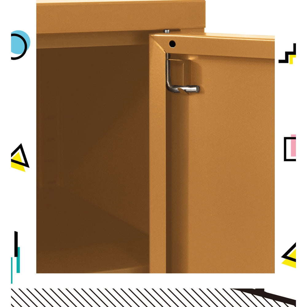 MarlookIn Buffet Sideboard Metal Cabinet - BASE Yellow