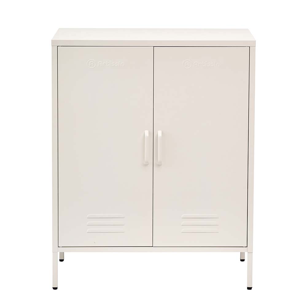 MarlookIn Buffet Sideboard Metal Cabinet - SWEETHEART White