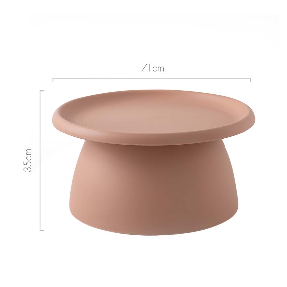 Marlook Coffee Table Round 71CM Plastic Pink