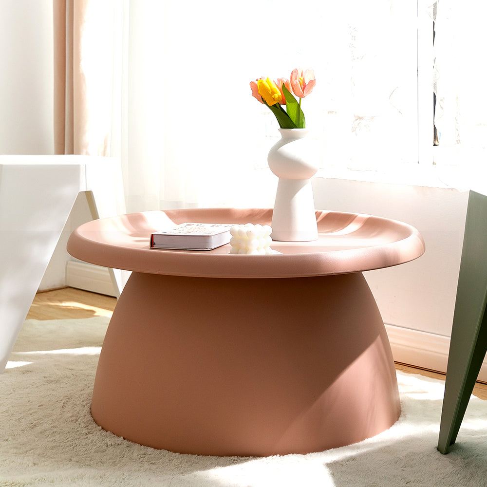 Marlook Coffee Table Round 71CM Plastic Pink