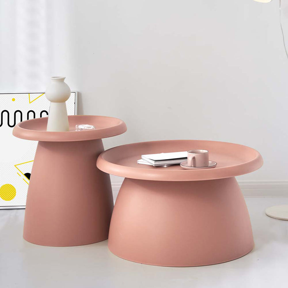 Marlook Coffee Table Round 71CM Plastic Pink