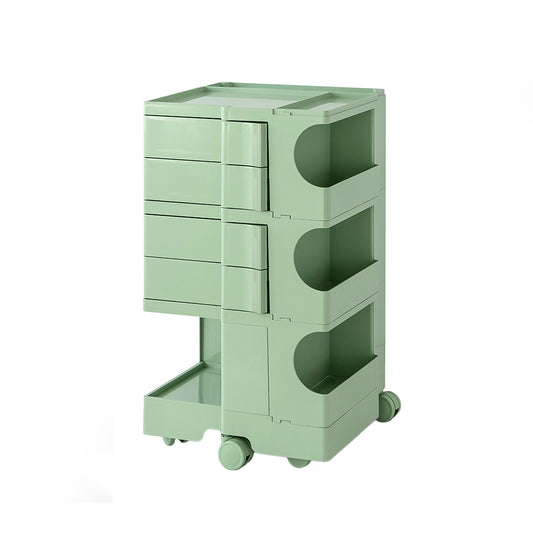 MarlookIn Storage Trolley Bedside Table 5 Tier Cart Boby Replica Green