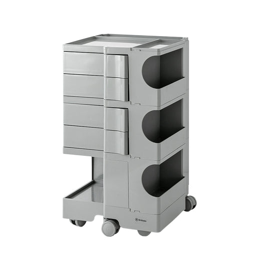 MarlookIn Storage Trolley Bedside Table 5 Tier Cart Boby Replica Grey