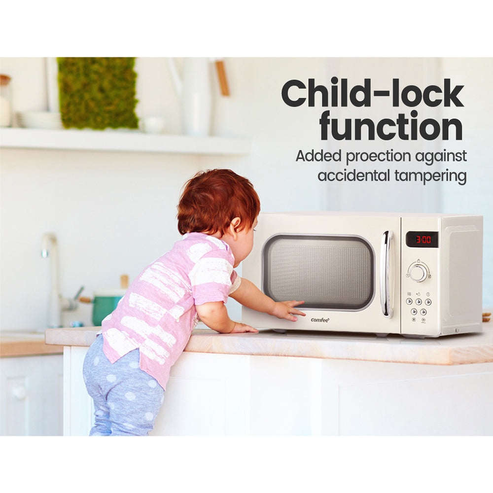 Marlook 20L Microwave Oven 800W Cream