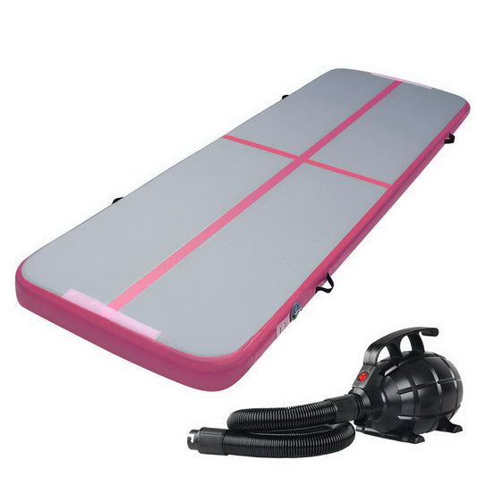 Marlook GoFun 3X1M Inflatable Air Track Mat with Pump Tumbling Gymnastics Pink