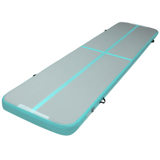 Marlook GoFun 4X1M Inflatable Air Track Mat Tumbling Floor Home Gymnastics Green