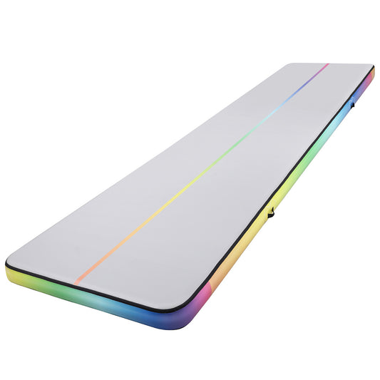 Marlook 6M Air Track Mat Inflatable Gymnastics Tumbling Mat Colourful