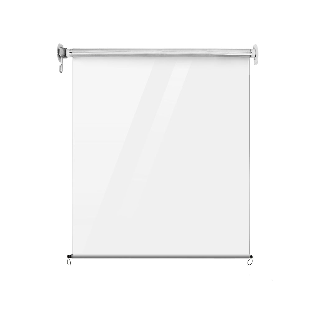 Marlook Outdoor Blinds Transparent Roll Down Awning Window Shade 1.2X2.4M