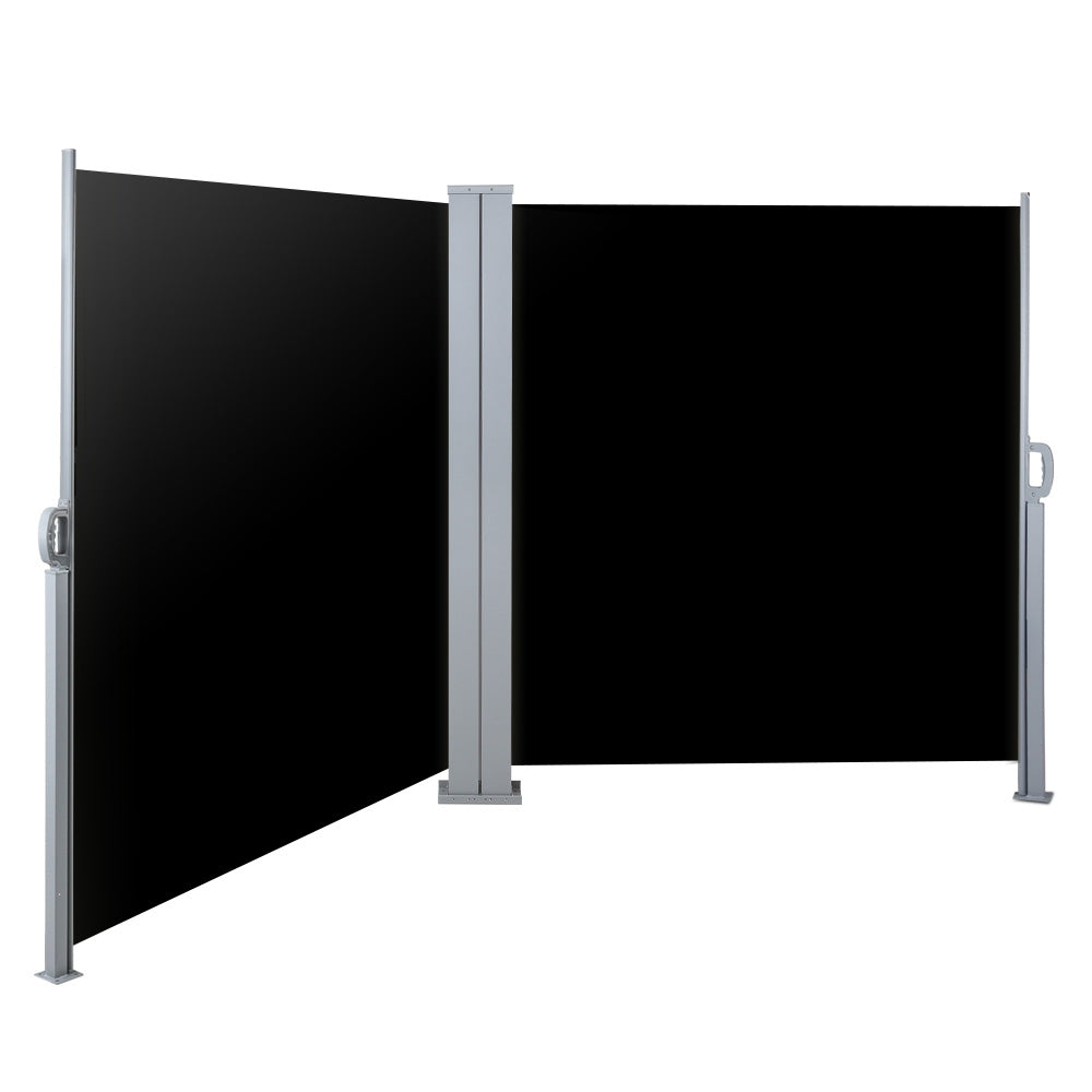 Marlook Side Awning Outdoor Blinds Sun Shade Retractable Screen 2X6M BK