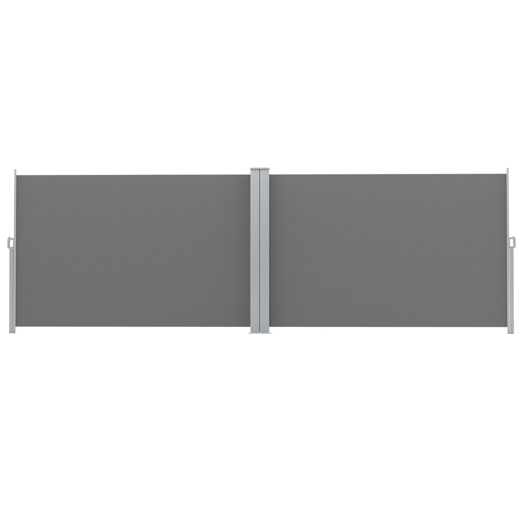 Marlook Side Awning Sun Shade Outdoor Retractable Privacy Screen 2X6M Grey