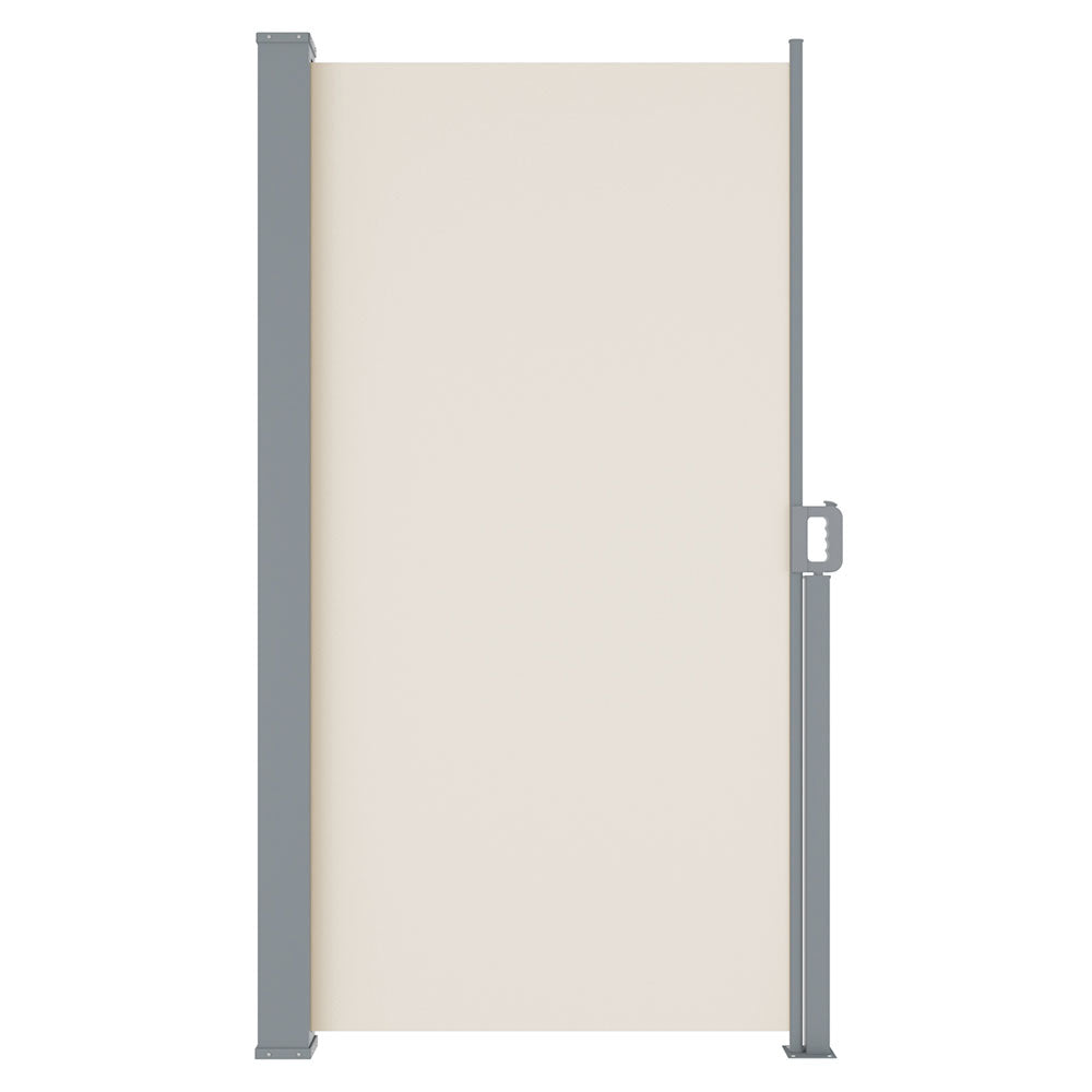 Marlook Side Awning Sun Shade Outdoor Blinds Retractable Screen 2X3M Cream