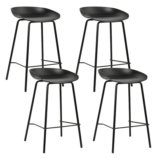 Marlook 4x Bar Stools Kitchen Counter Stools Metal