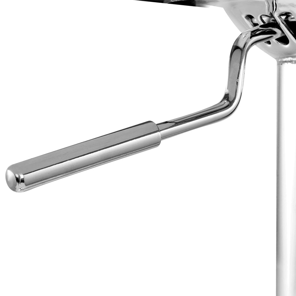 Marlook Bar Stools Gas Lift Leather w/Armrest White