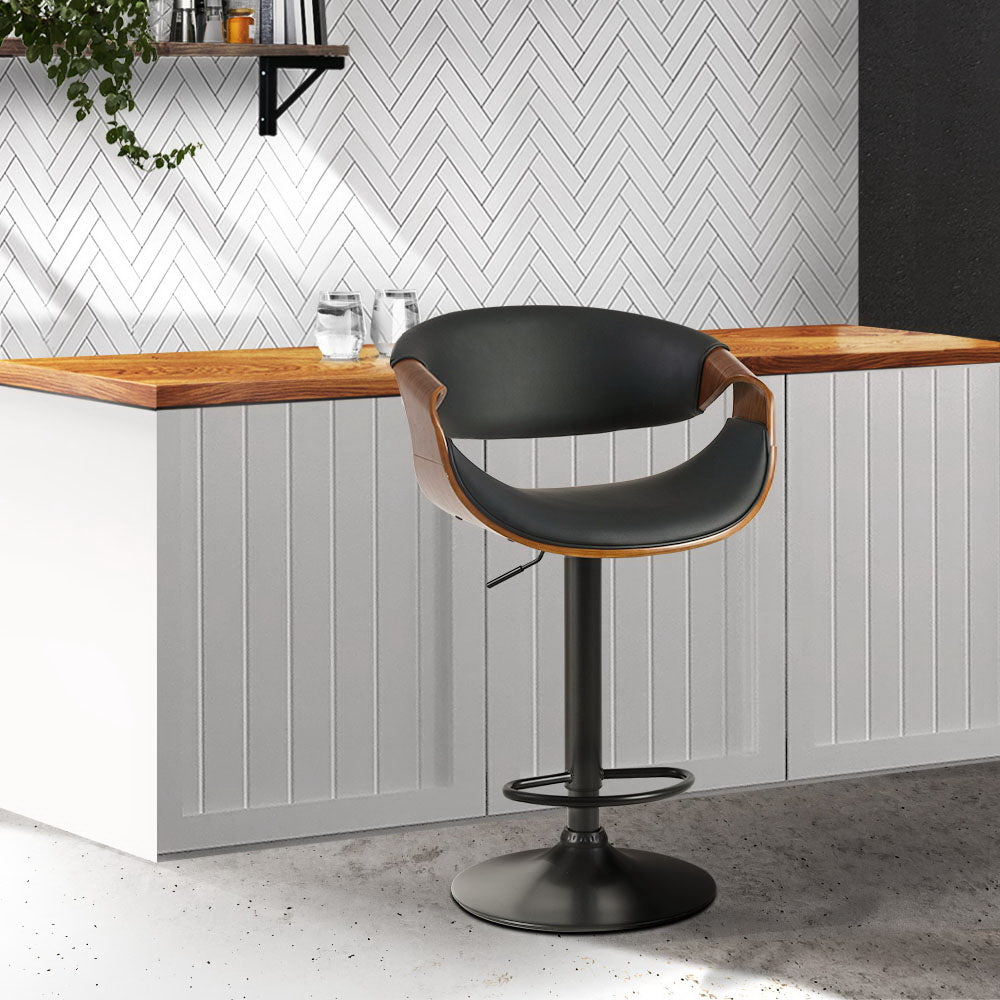 Marlook Bar Stools Gas Lift Leather w/Armrest