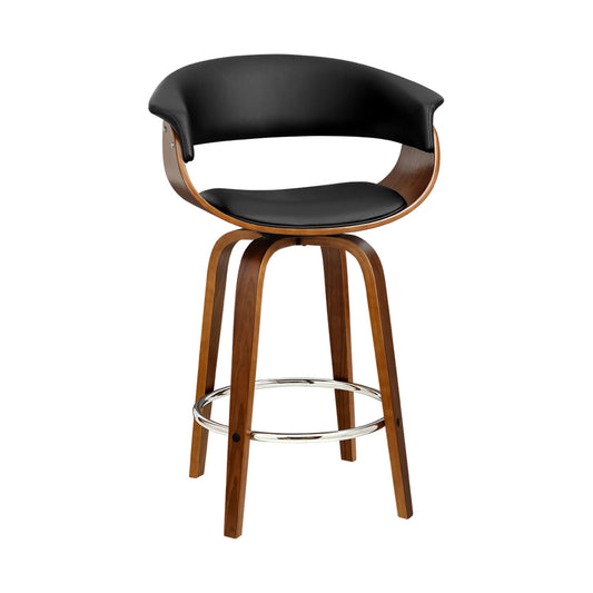 Marlook Bar Stools Swivel PU Seat Wooden