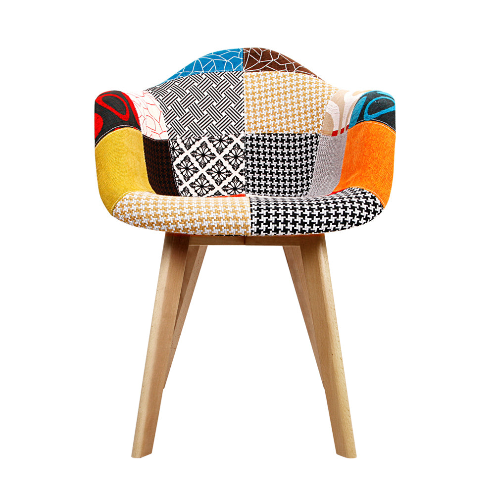 Marlook Dining Chairs Set of 2 Fabric Retro Replica DSW