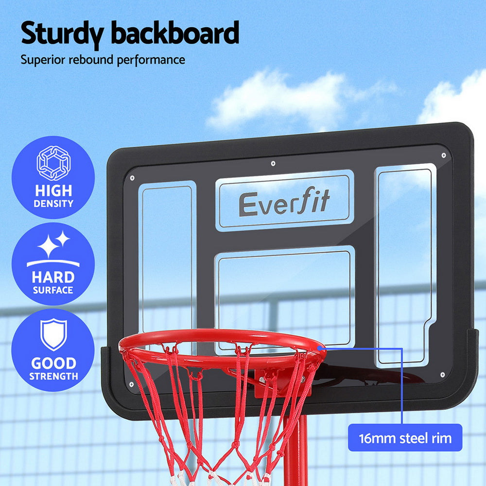 Marlook 1.6M Kids Basketball Hoop Stand System Portable