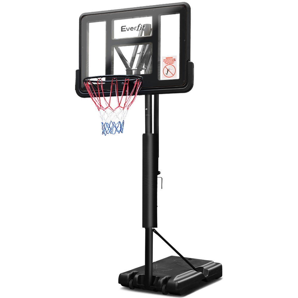 Marlook 3.05M Basketball Hoop Stand System Adjustable Height Portable Pro Black
