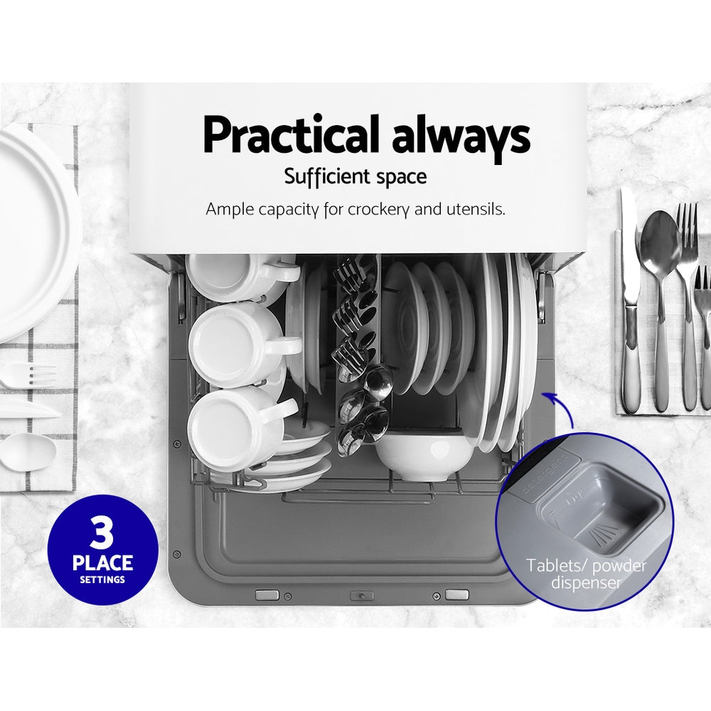 Marlook 3 Place Settings Benchtop Dishwasher
