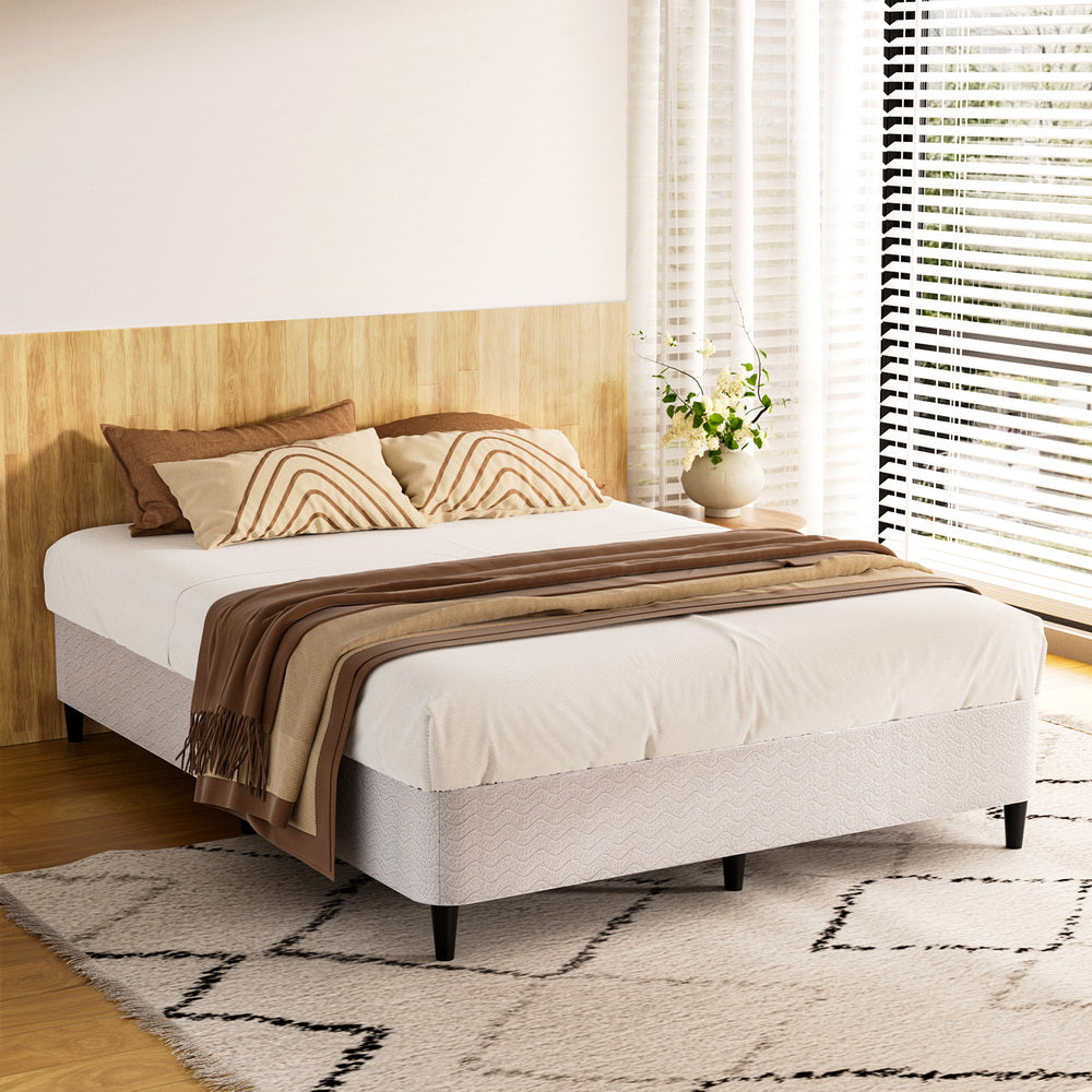 Marlook Bed Frame Double Size Metal Grey MASON