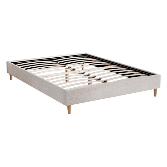 Marlook Bed Frame Double Size Beige ZORA