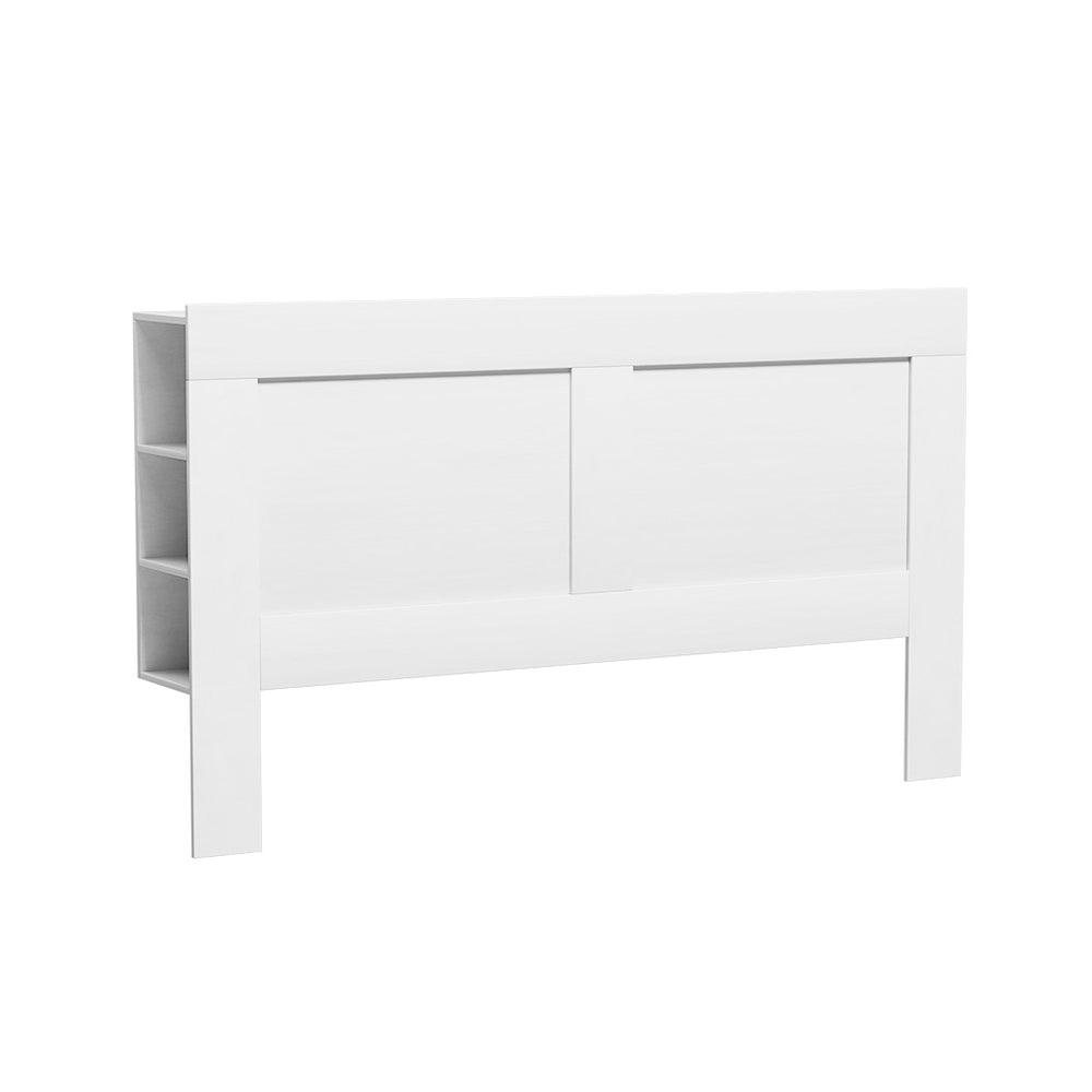 Marlook Bed Head Headboard King with Shelves - CABI White