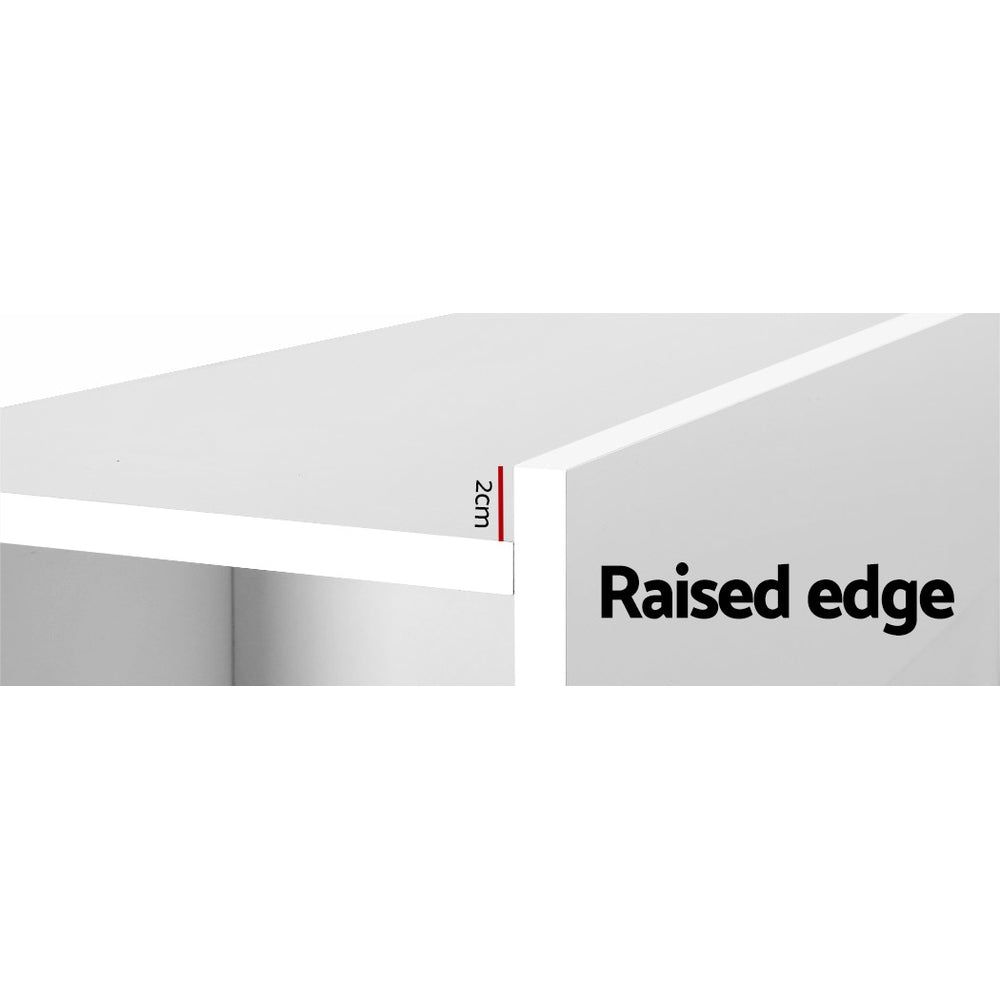 Marlook Bed Head Headboard King with Shelves - CABI White