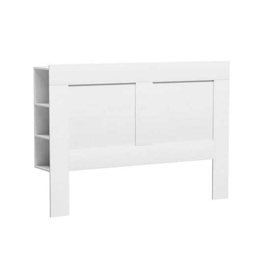 Marlook Bed Head Headboard Queen with Shelves - CABI White
